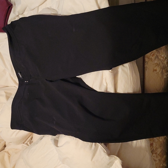 Torrid Studio Black Ponte Stretch Pants Flare Work Career Office High Waisted - Picture 2 of 3